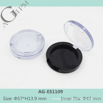 Transparent Lid One Grid Round Eye Shadow Case AG-ES1109, AGPM Cosmetic Packaging, Custom colors/Logo